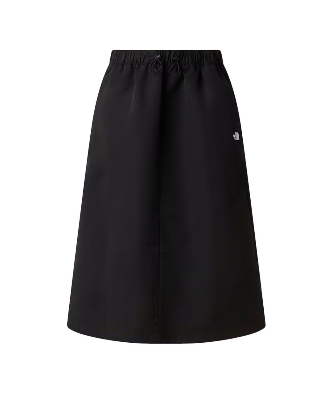 THE NORTH FACE Черная полиамидовая юбка миди, фото 1