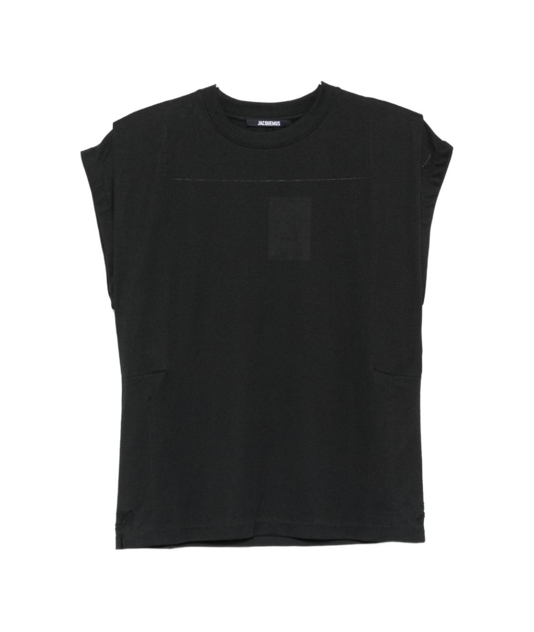 JACQUEMUS Черная футболка, фото 1