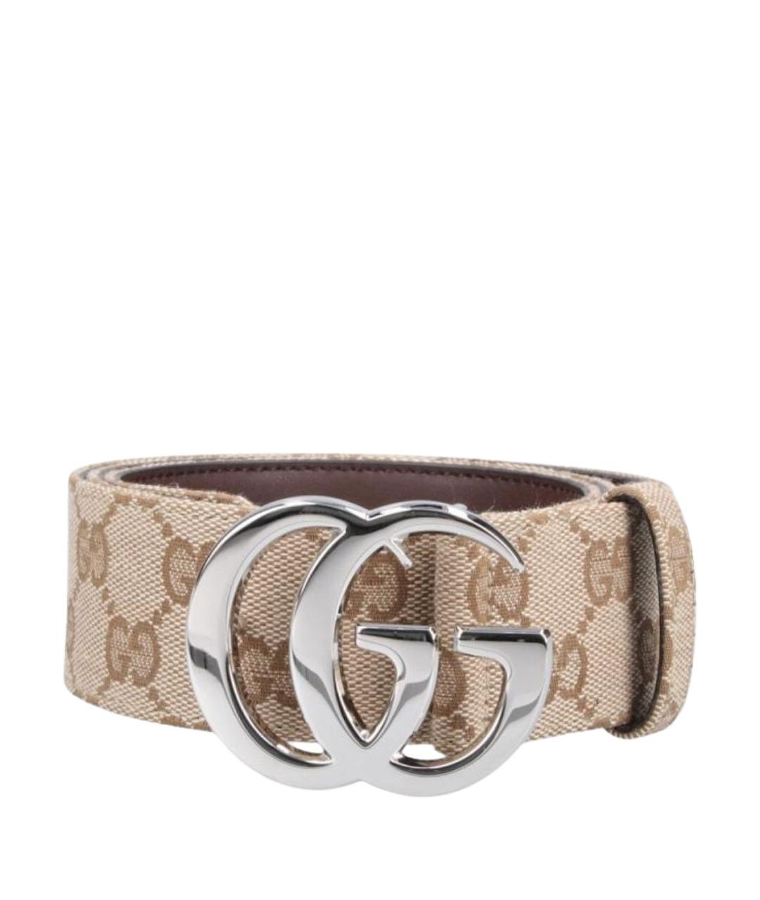 GUCCI Бежевый ремень, фото 1