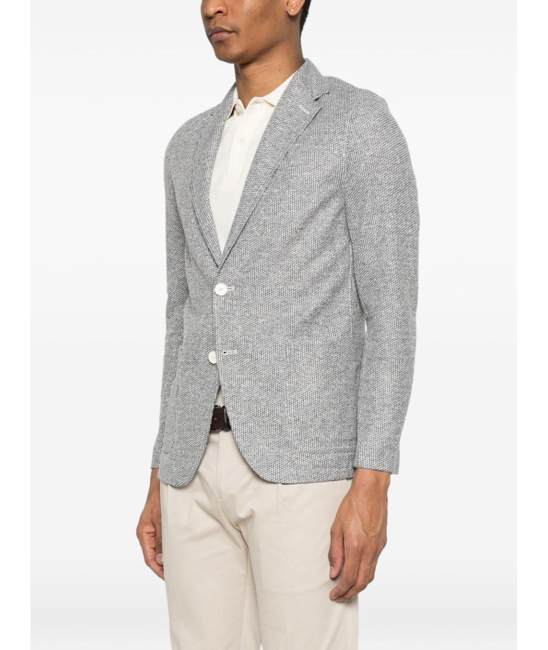 CIRCOLO 1901 Синий хлопковый пиджак, фото 3