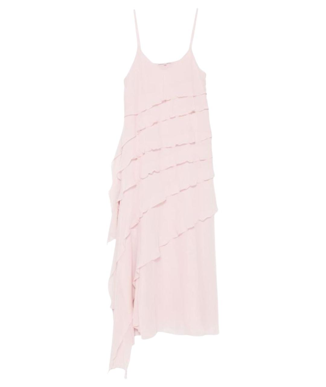ANTONELLI FIRENZE Розовое шелковое коктейльное платье, фото 1