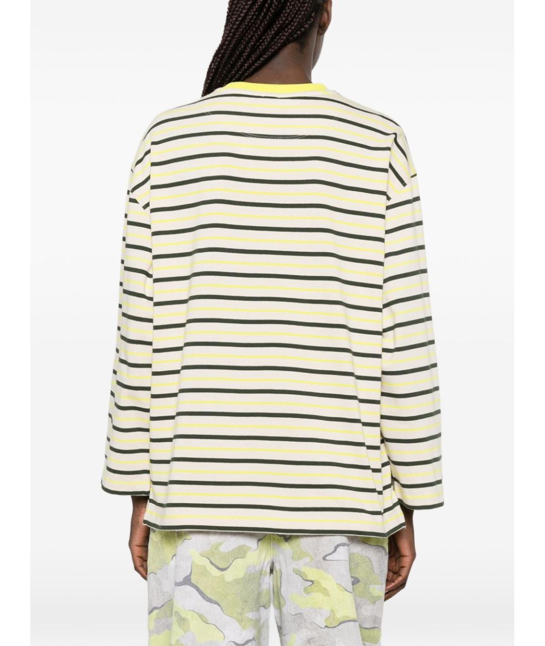 PINKO Бежевый хлопковый джемпер / свитер, фото 4