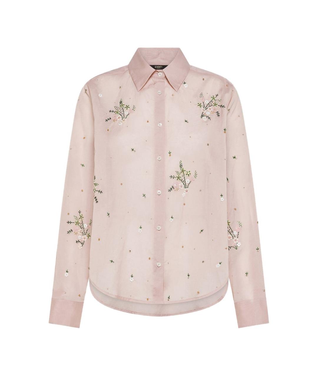 SEVENTY Розовая вискозная рубашка, фото 1