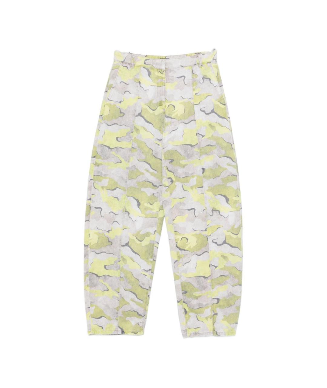 PINKO Бежевые прямые брюки, фото 1