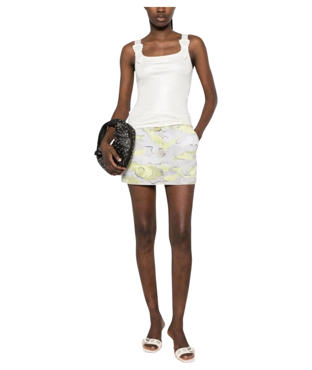 PINKO Мульти хлопковая юбка миди, фото 4