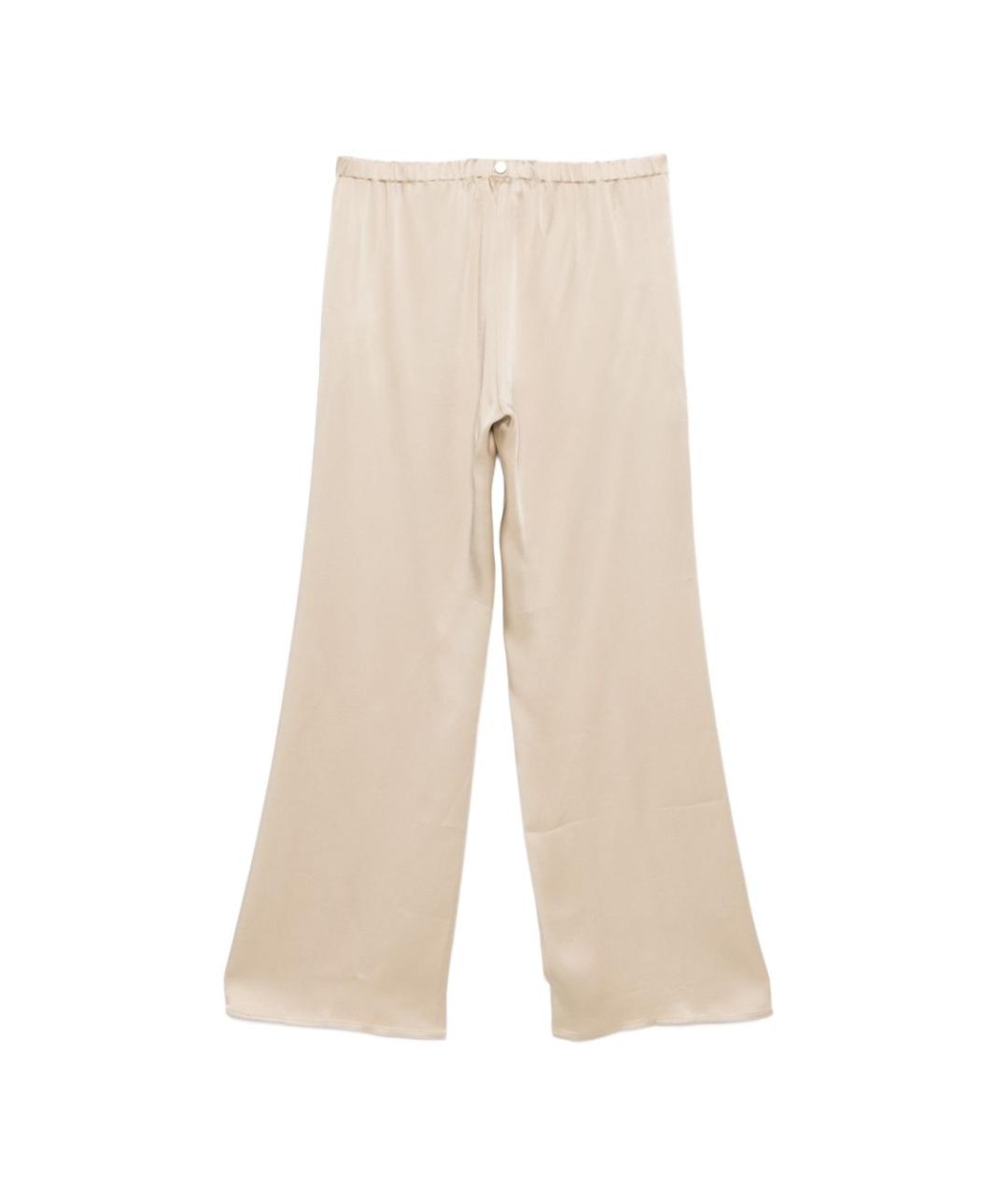 ANTONELLI FIRENZE Бежевые прямые брюки, фото 3