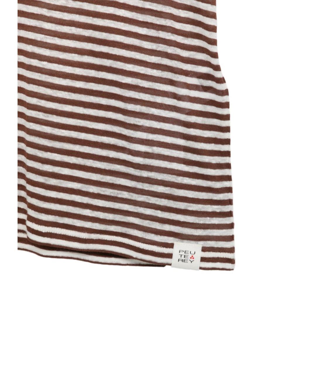 PEUTEREY Мульти льняная футболка, фото 3