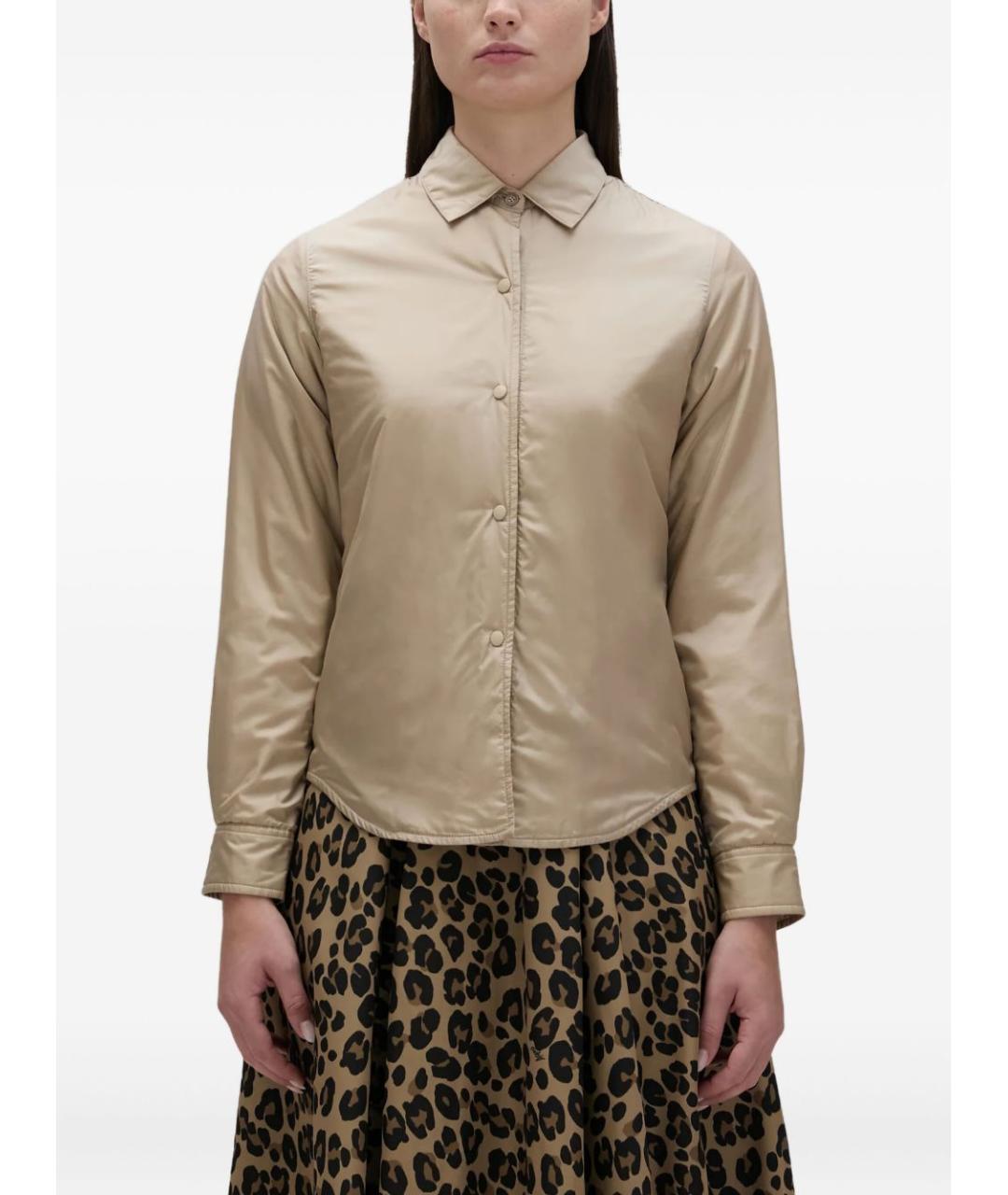 ASPESI Бежевая полиамидовая куртка, фото 3