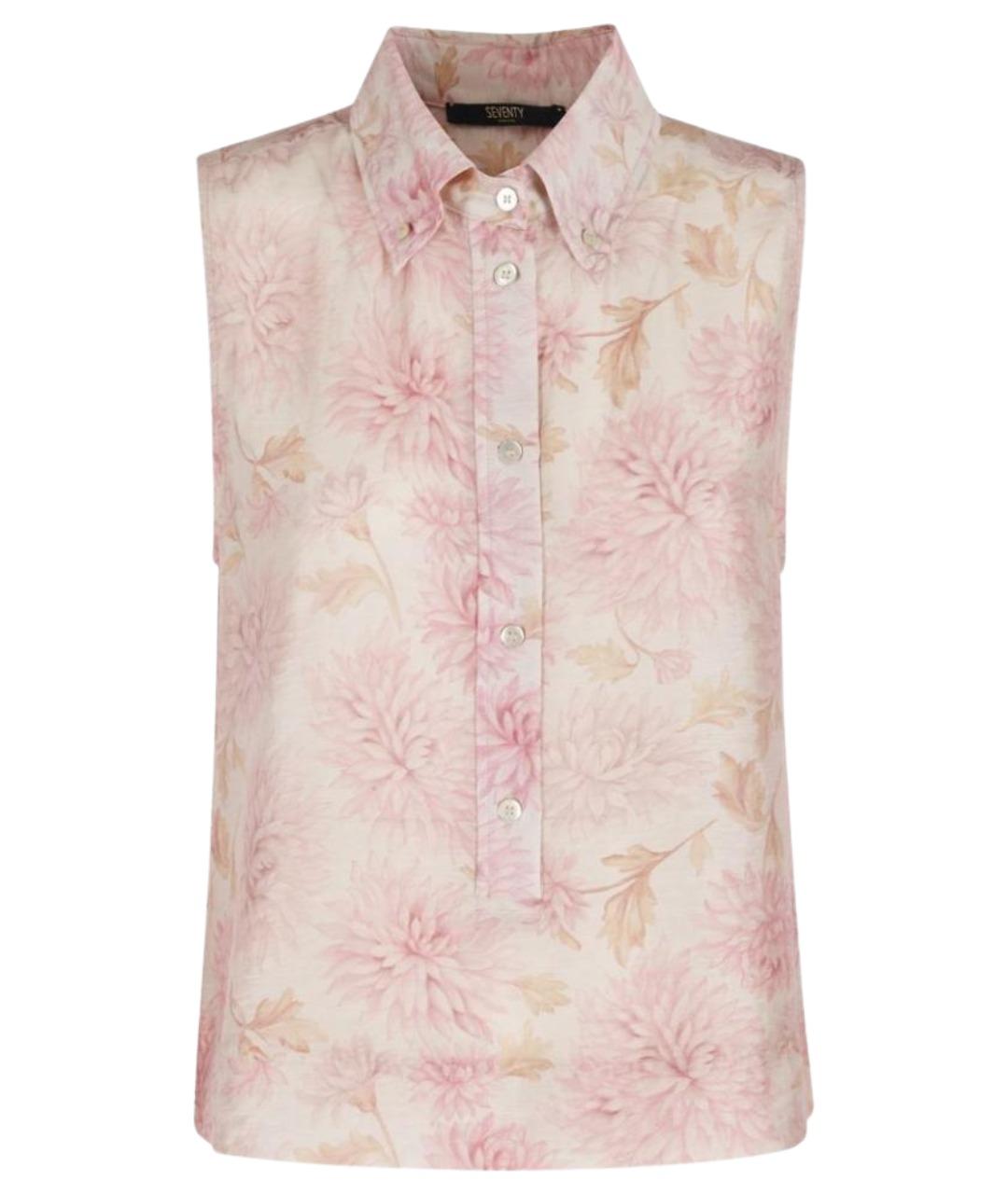 SEVENTY Розовая полиамидовая блузы, фото 1