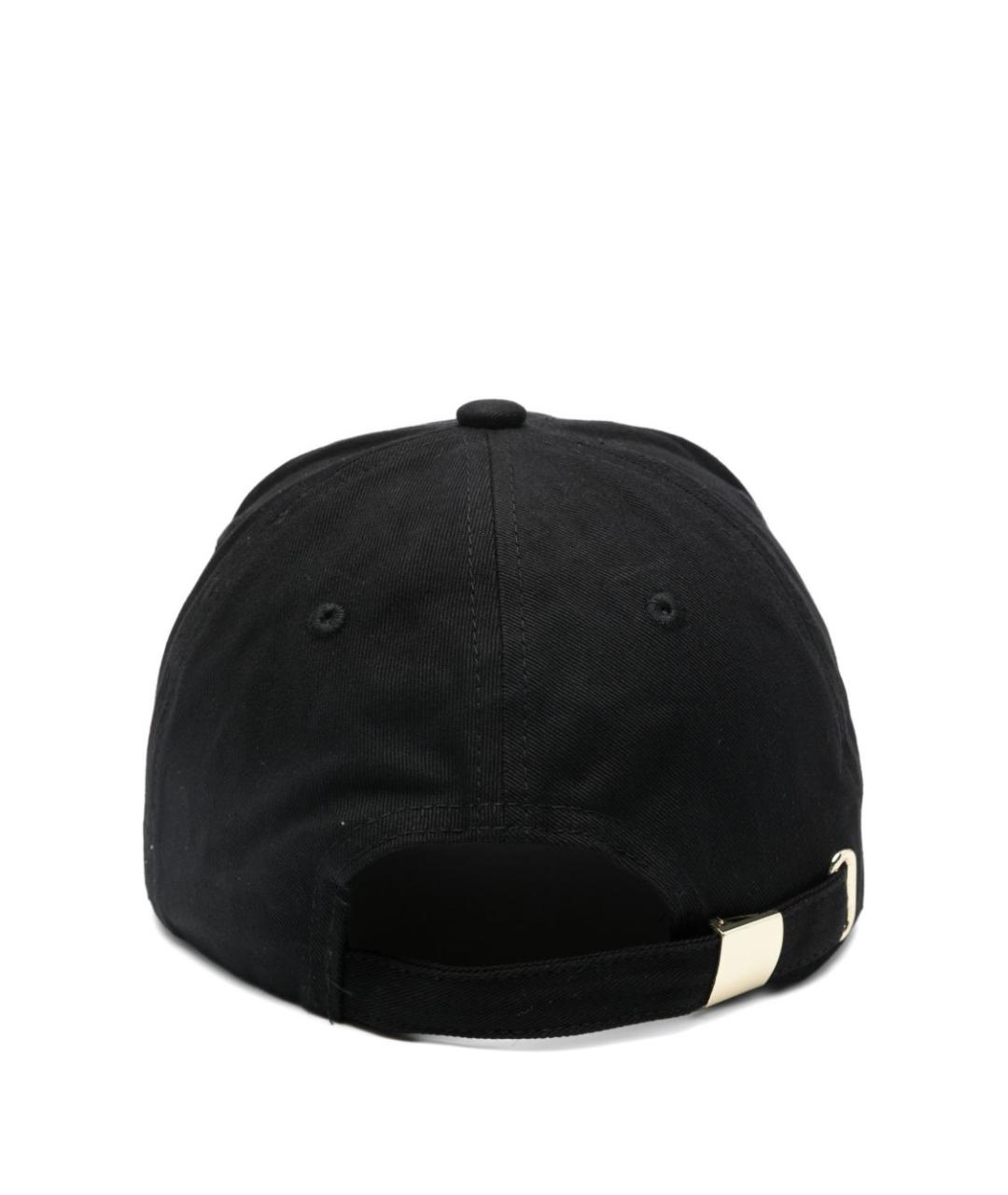 VERSACE JEANS COUTURE Черная хлопковая кепка/бейсболка, фото 2