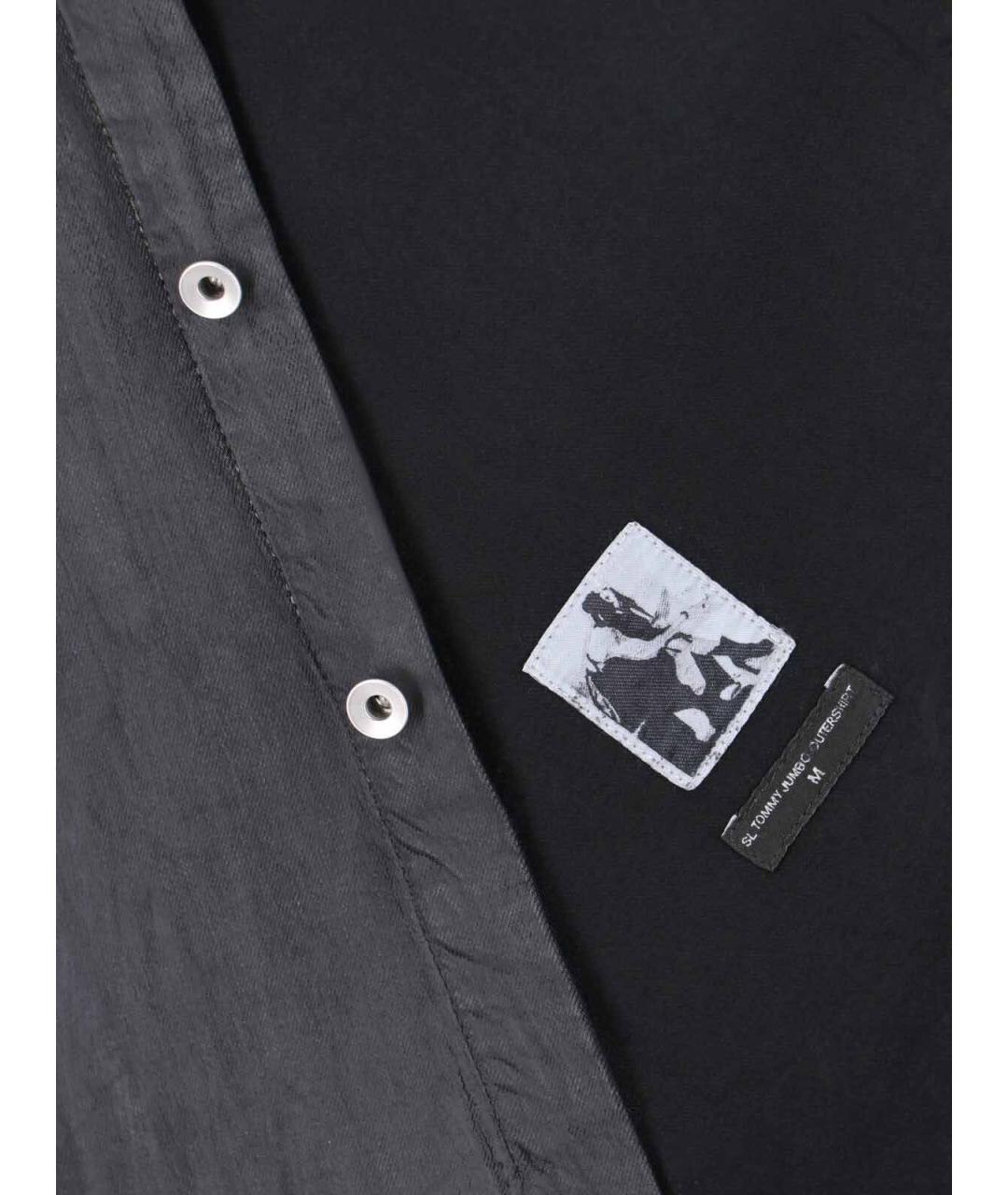 RICK OWENS DRKSHDW Черная хлопковая кэжуал рубашка, фото 5