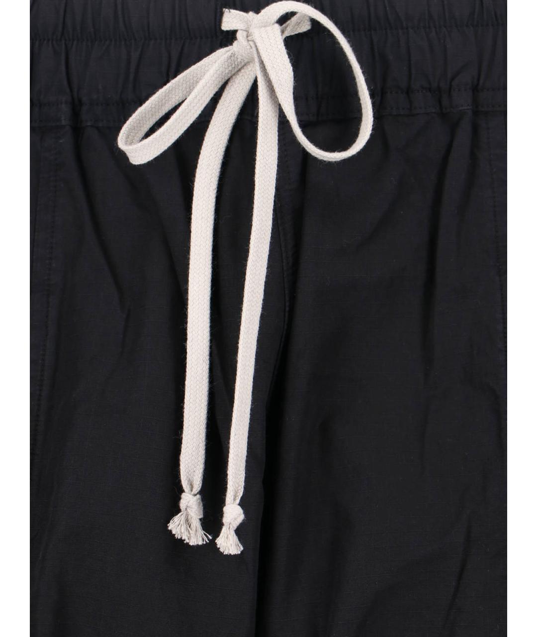 RICK OWENS DRKSHDW Черные хлопковые шорты, фото 5