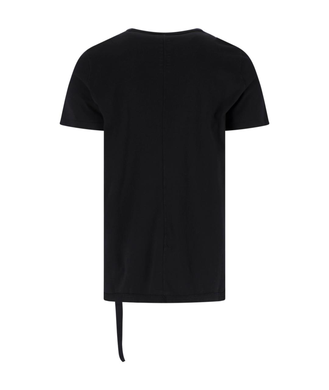 RICK OWENS DRKSHDW Черная хлопковая футболка, фото 2