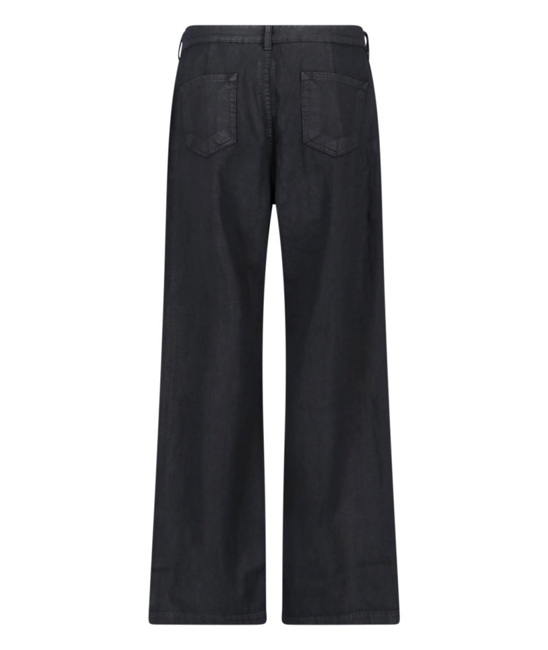 RICK OWENS DRKSHDW Черные хлопковые прямые джинсы, фото 2