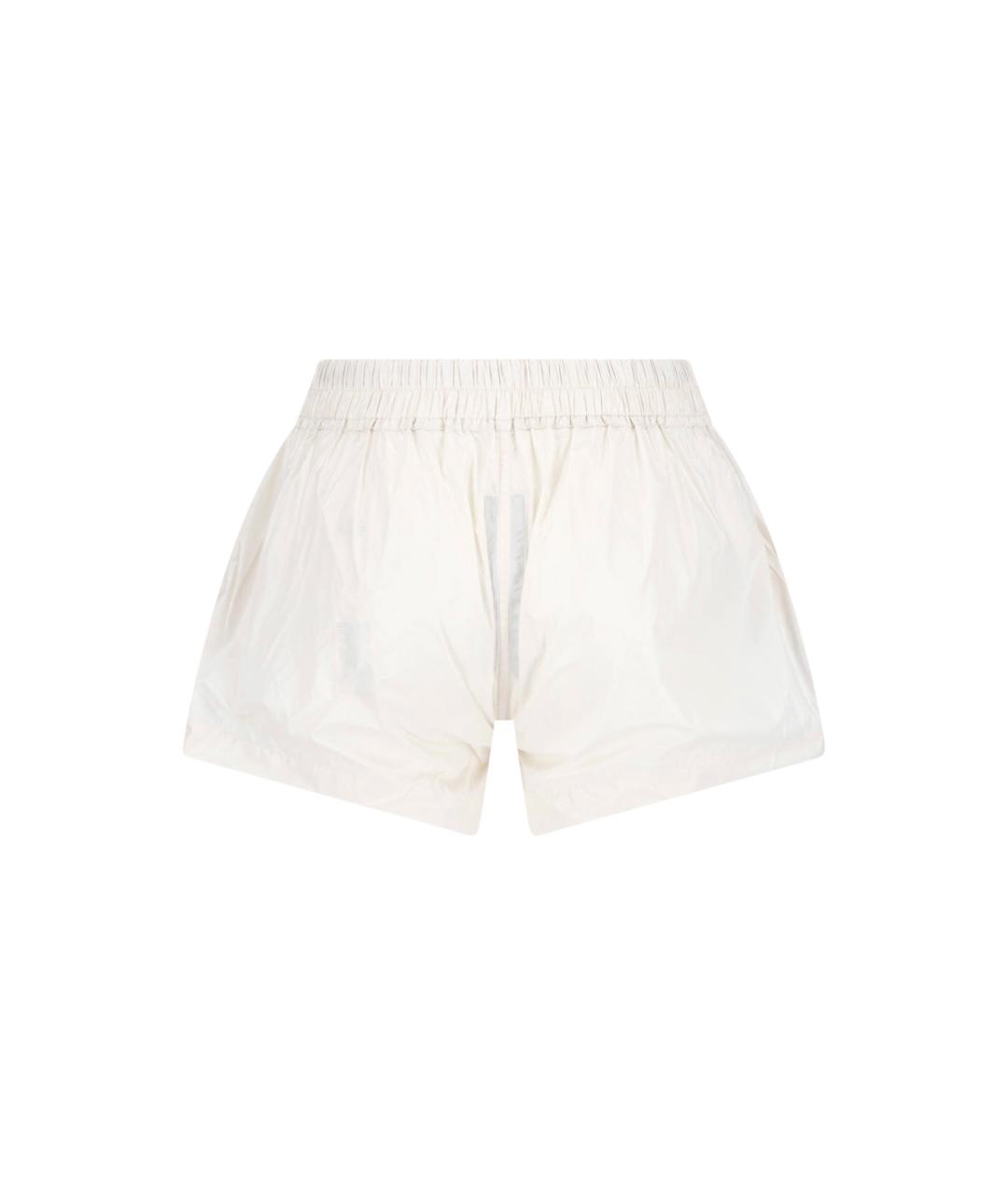 RICK OWENS DRKSHDW Белые полиамидовые шорты, фото 2