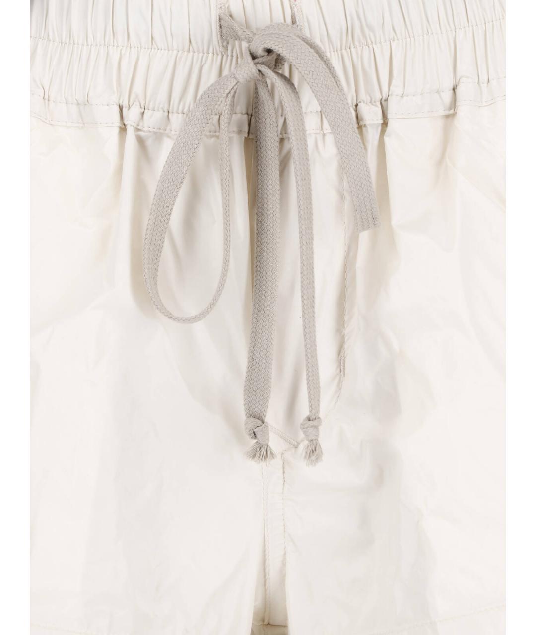 RICK OWENS DRKSHDW Белые полиамидовые шорты, фото 5
