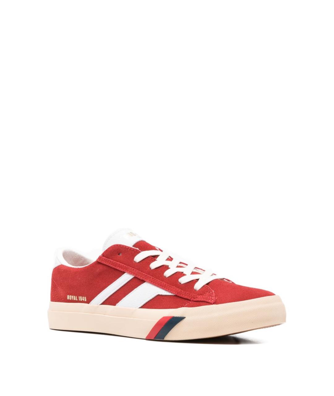 PRO-KEDS Красные замшевые низкие кроссовки / кеды, фото 2
