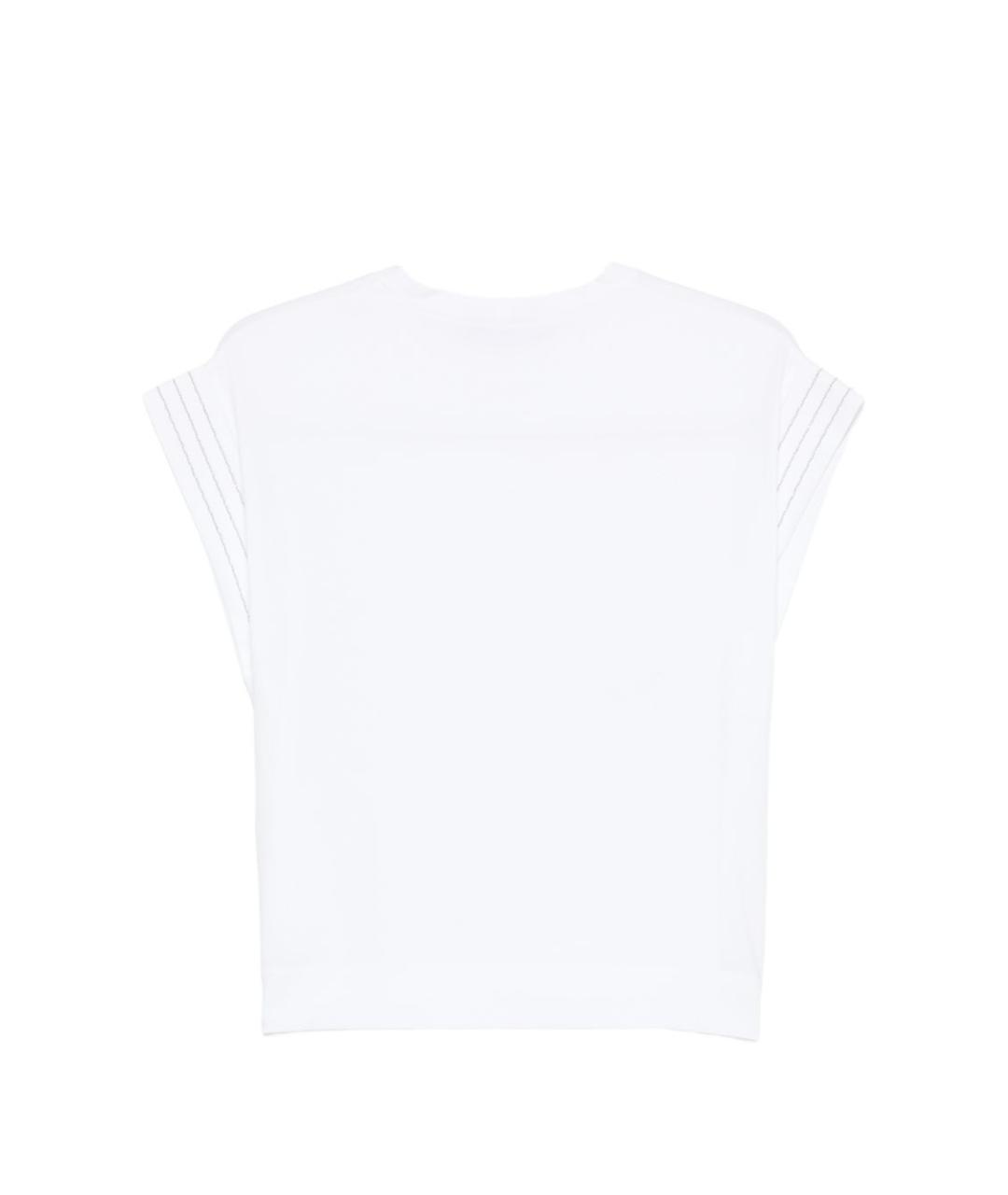 D.EXTERIOR Белая хлопковая футболка, фото 2