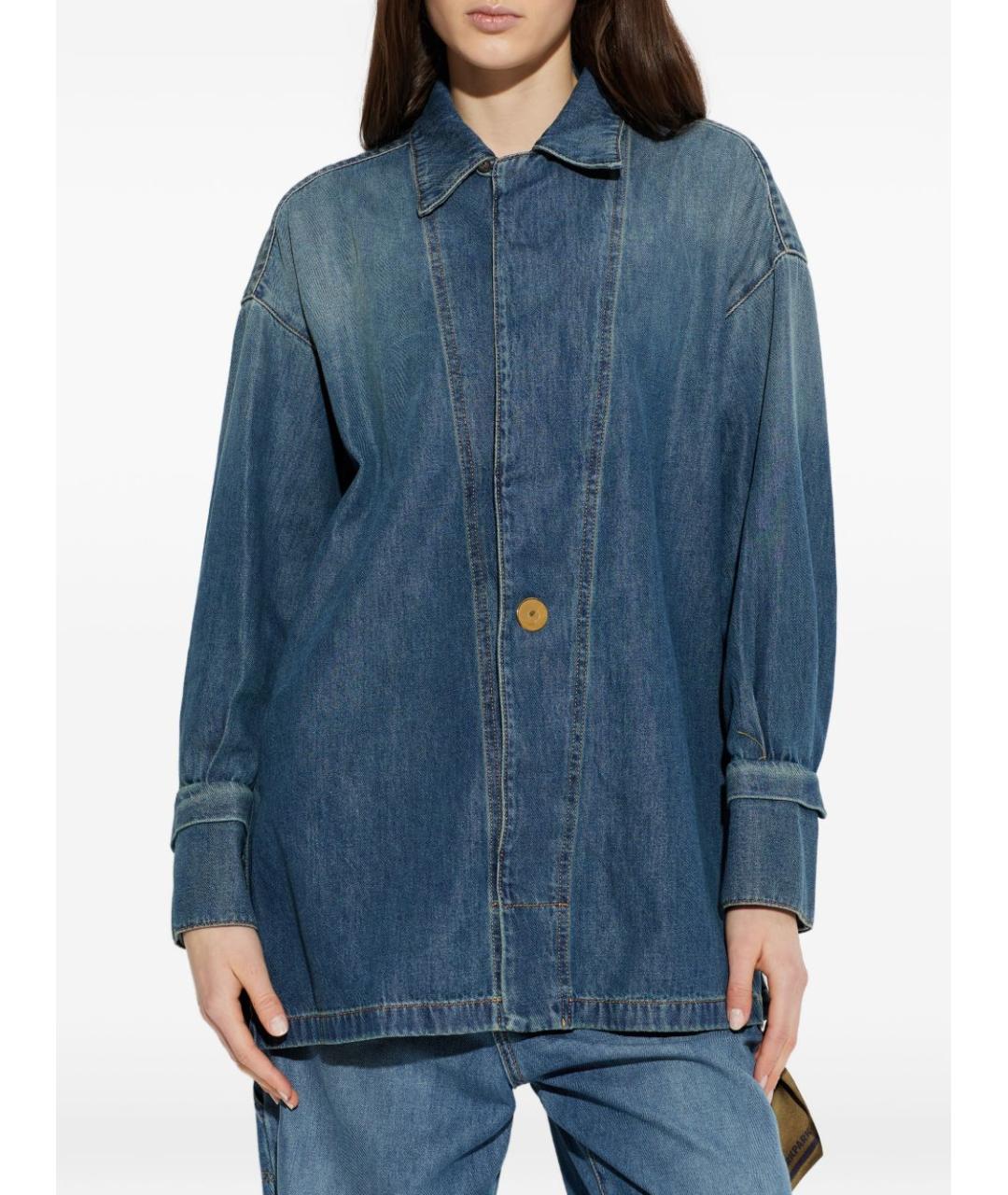 DARKPARK Синяя хлопковая рубашка, фото 2