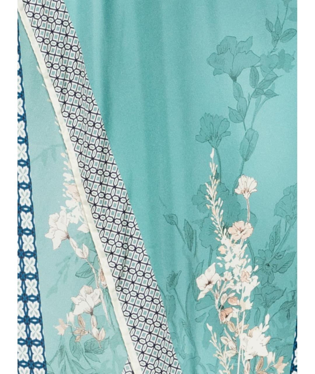 SEVENTY Зеленый шелковый платок, фото 3