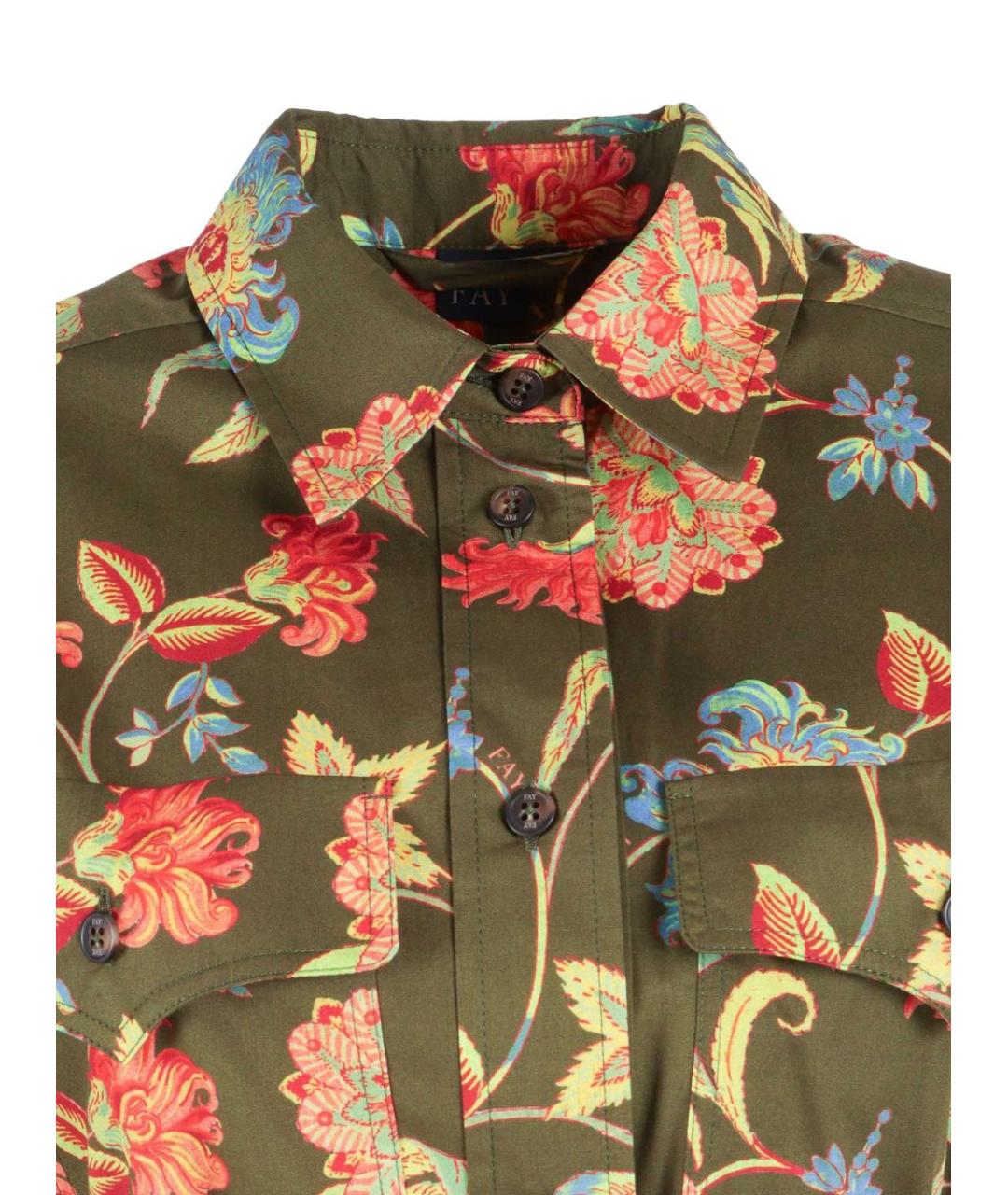 FAY Мульти хлопковое платье, фото 2