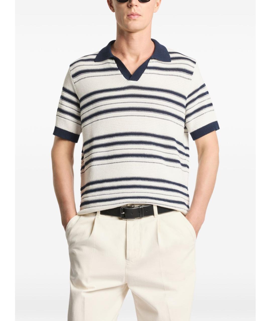 FAY Мульти хлопковое поло с коротким рукавом, фото 4