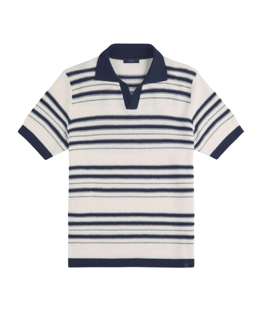 FAY Мульти хлопковое поло с коротким рукавом, фото 1