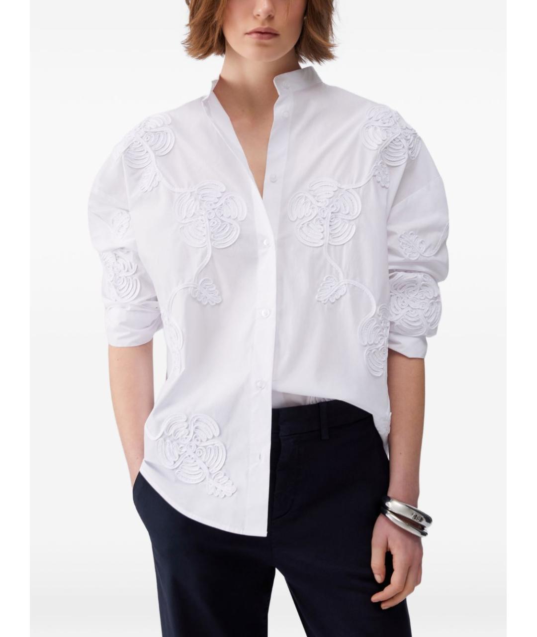 LIU JO Белая хлопковая рубашка, фото 3