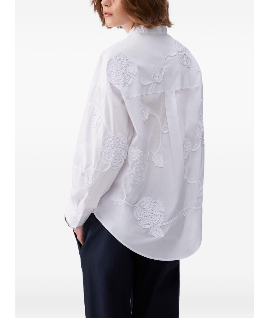 LIU JO Белая хлопковая рубашка, фото 4