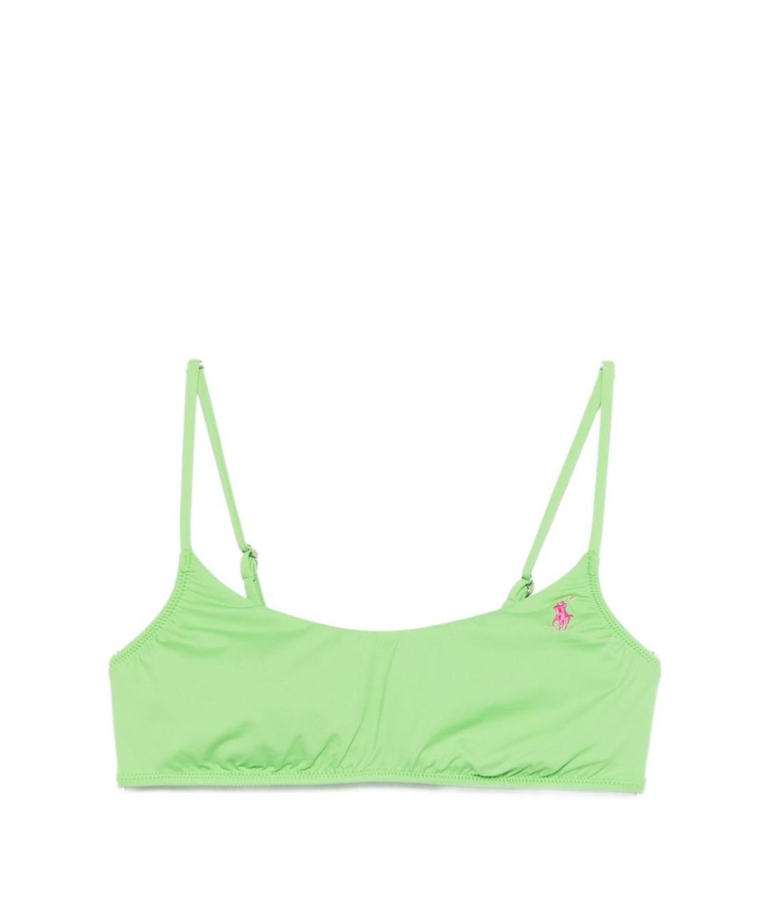 POLO RALPH LAUREN Зеленый полиамидовый купальник, фото 1