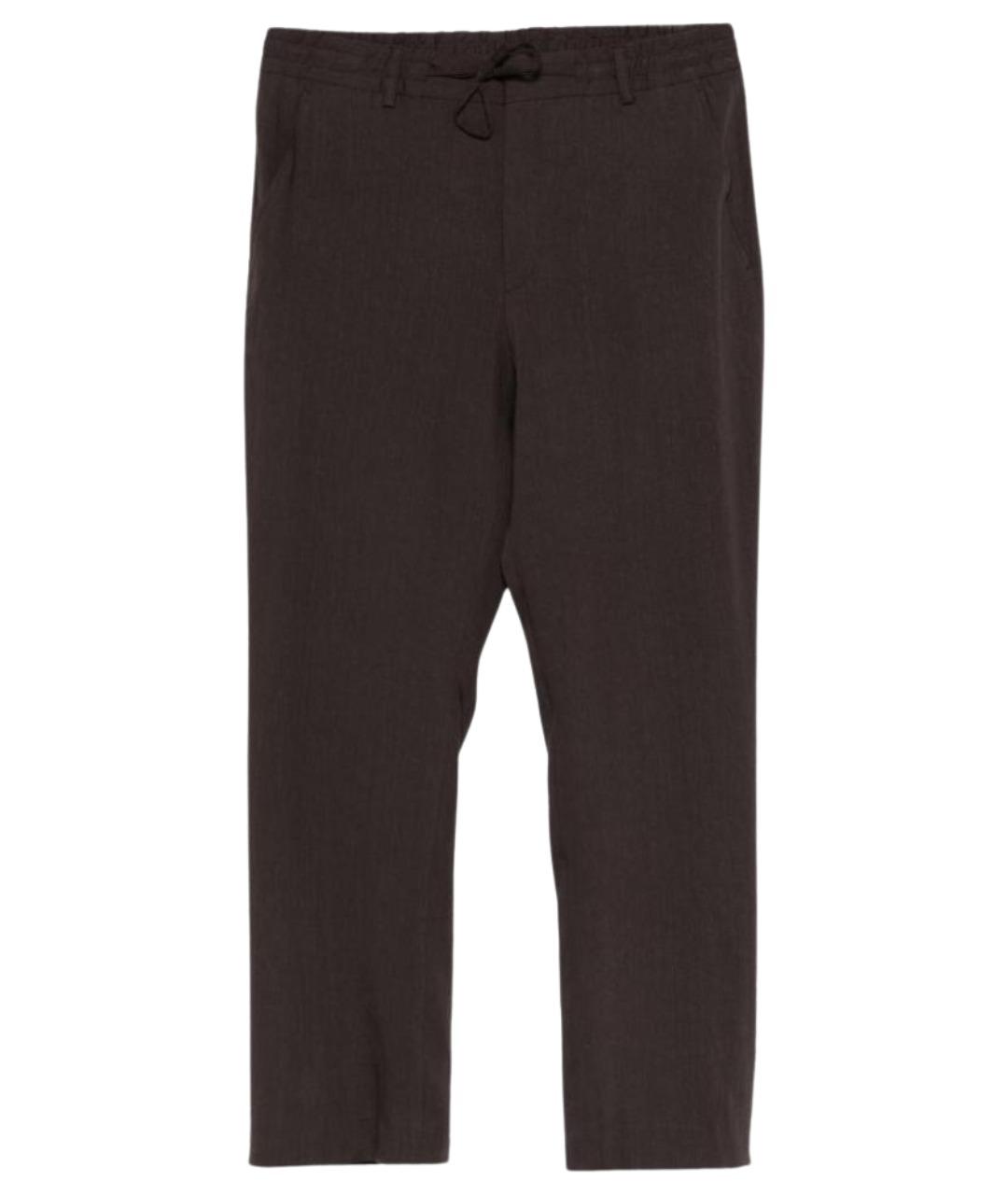 HUGO BOSS Коричневые полиэстеровые повседневные брюки, фото 1