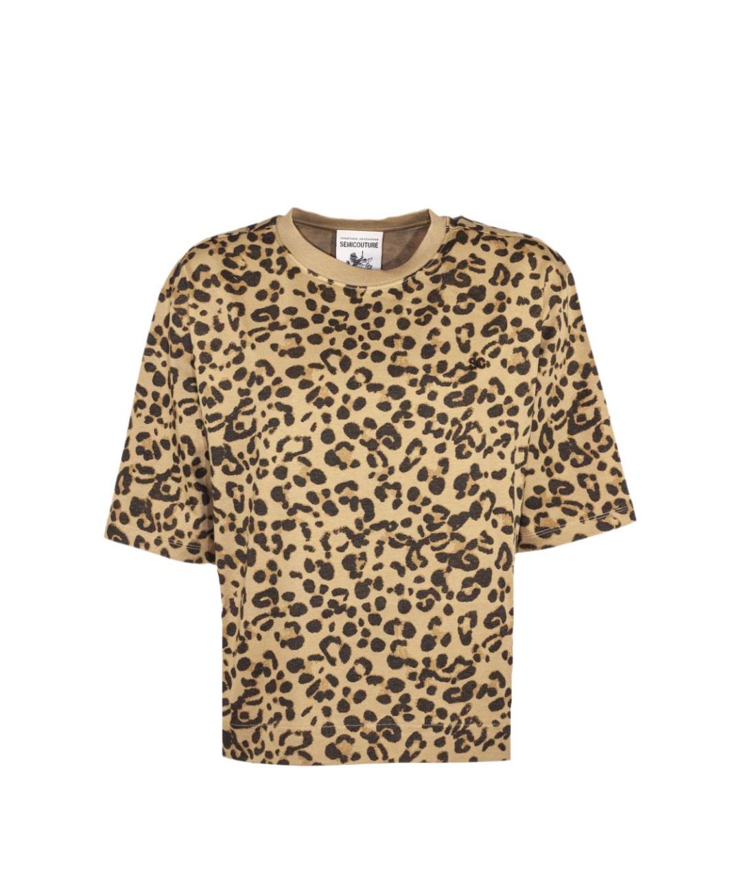 SEMICOUTURE Мульти хлопковая футболка, фото 1