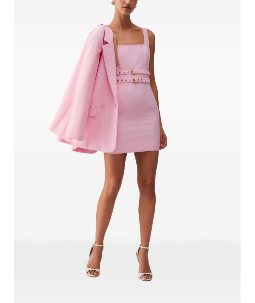 LIU JO Розовое полиэстеровое повседневное платье, фото 5