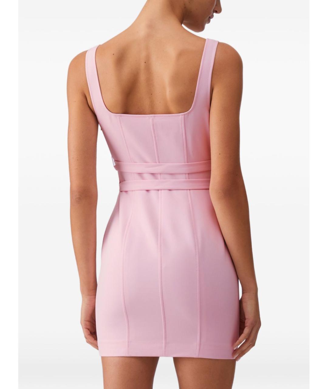 LIU JO Розовое полиэстеровое повседневное платье, фото 3