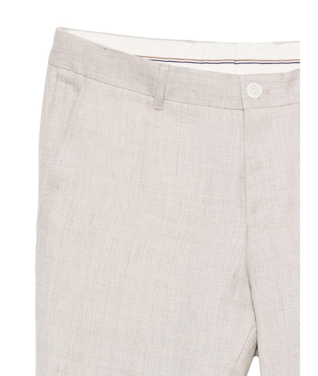 HUGO BOSS Серые повседневные брюки, фото 3