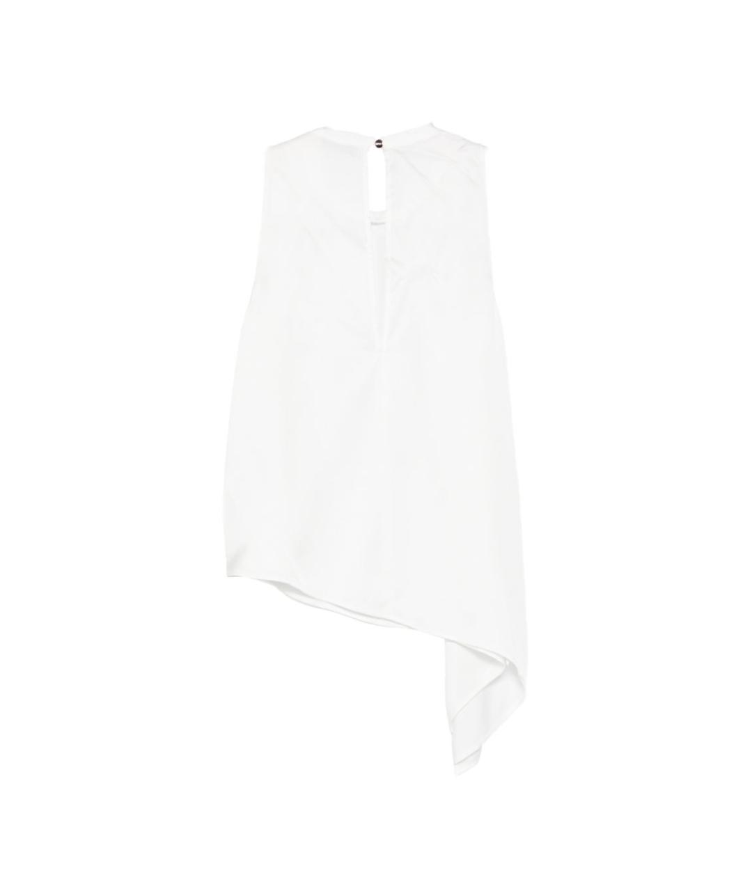 LIU JO Белая вискозная майка, фото 2