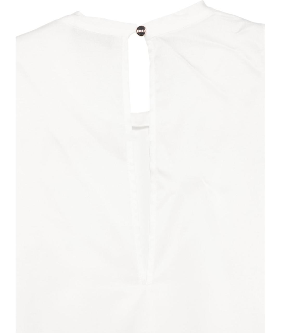 LIU JO Белая вискозная майка, фото 3