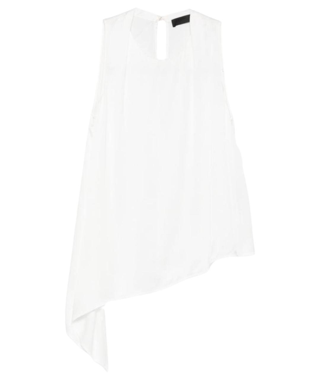 LIU JO Белая вискозная майка, фото 1