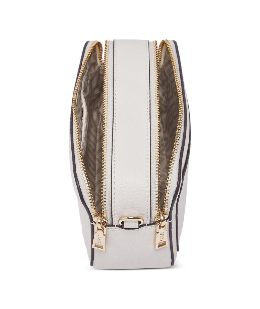 LIU JO Белая сумка через плечо из искусственной кожи, фото 5