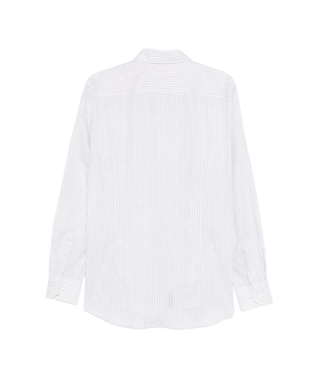 HUGO BOSS Бежевая хлопковая кэжуал рубашка, фото 2