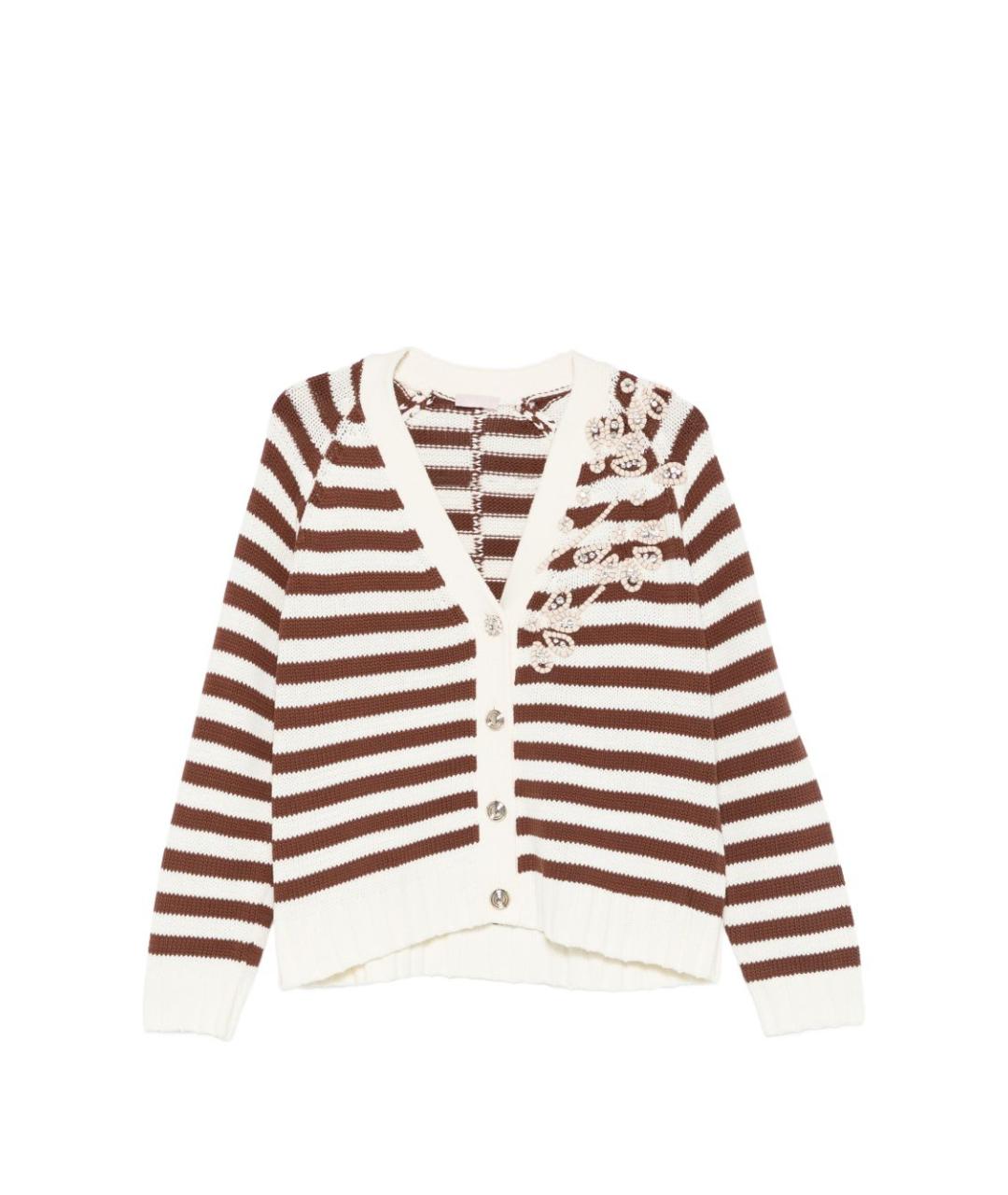 LIU JO Бежевый хлопковый джемпер / свитер, фото 1