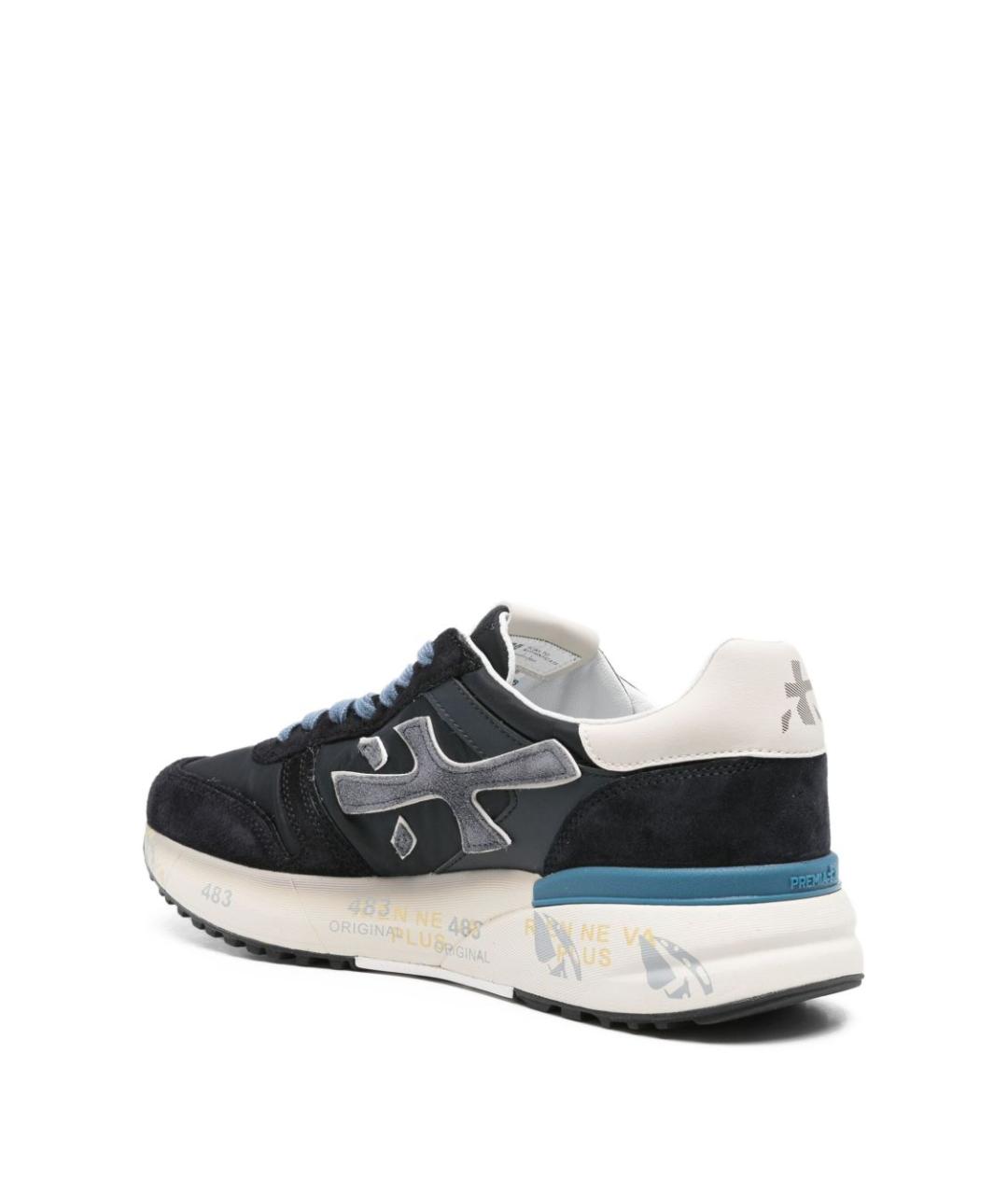 PREMIATA Синие низкие кроссовки / кеды, фото 4