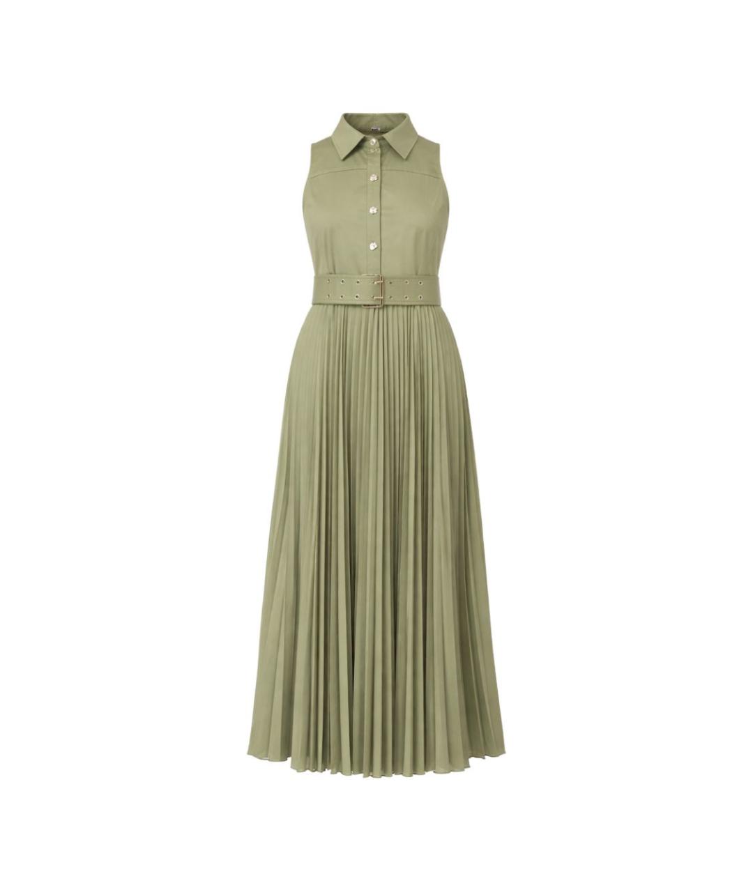 LIU JO Зеленые полиэстеровое повседневное платье, фото 1