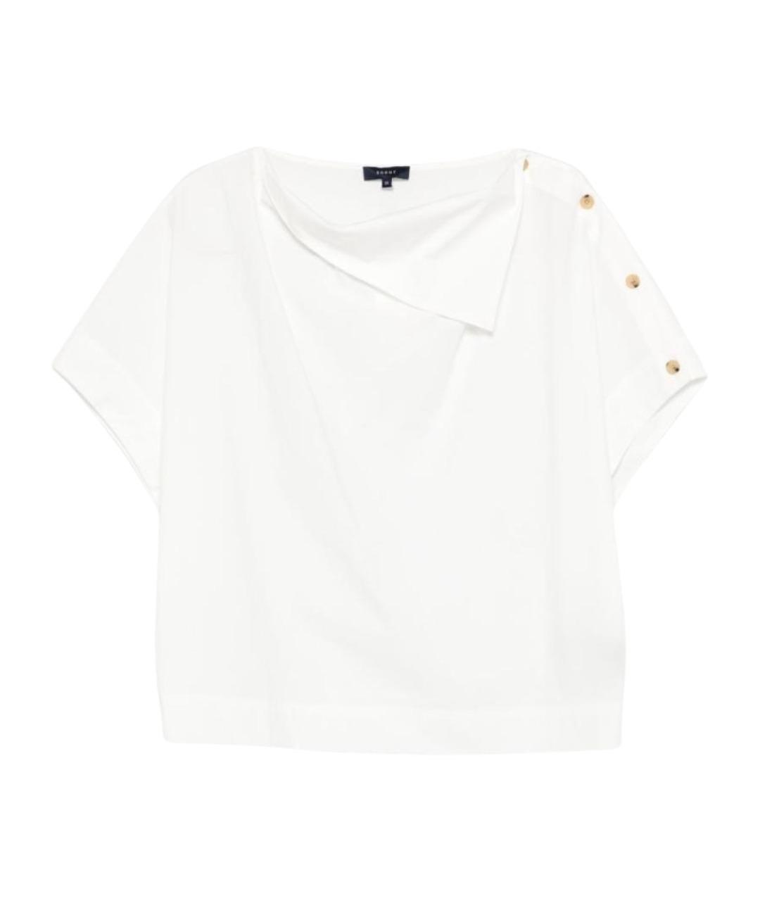 SOEUR Белая хлопковая футболка, фото 1