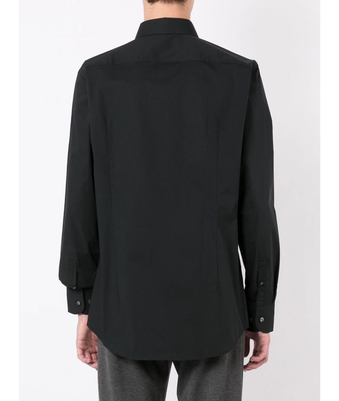 HUGO BOSS Черная хлопковая классическая рубашка, фото 3