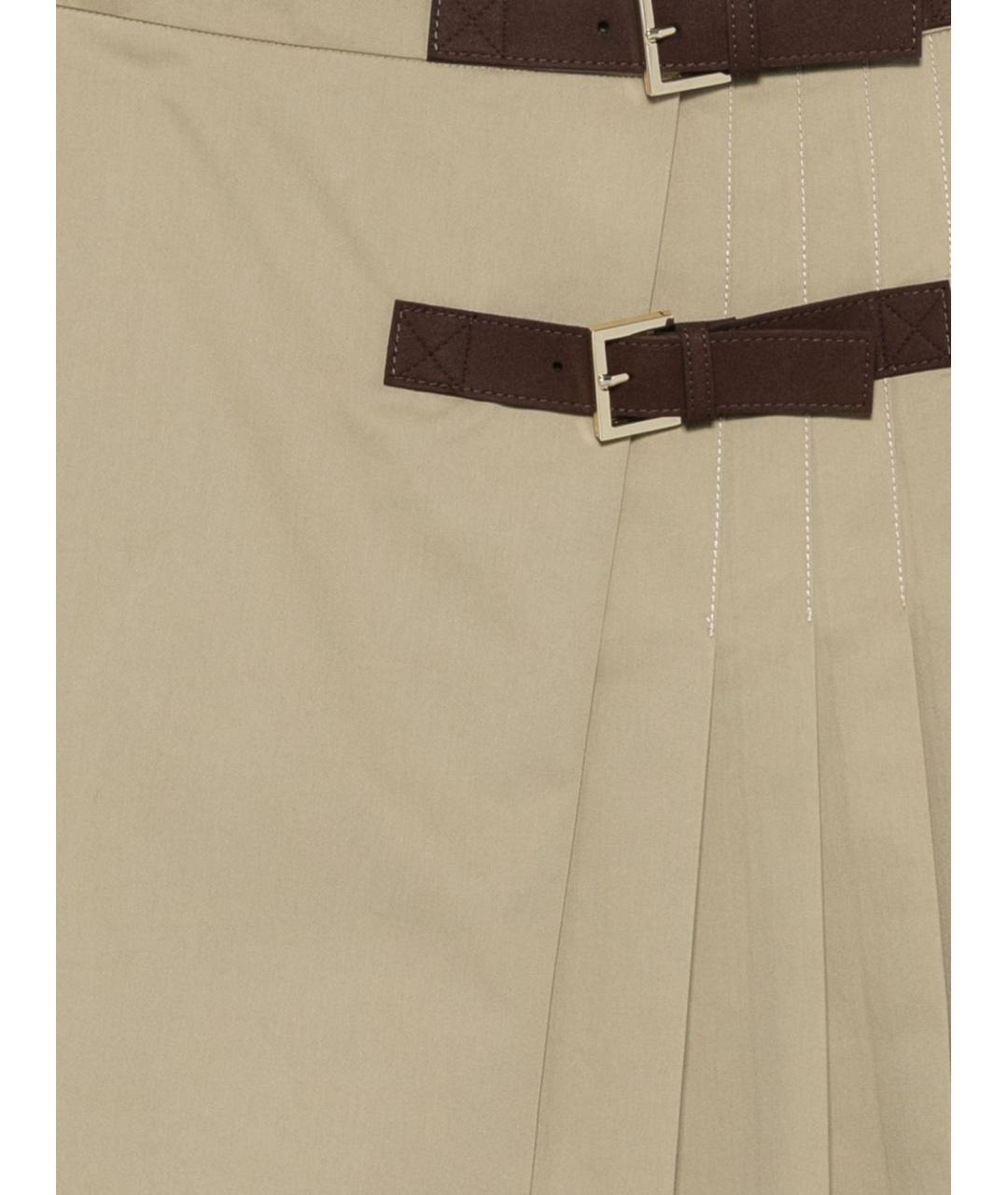 SEMICOUTURE Хлопковая юбка миди, фото 3