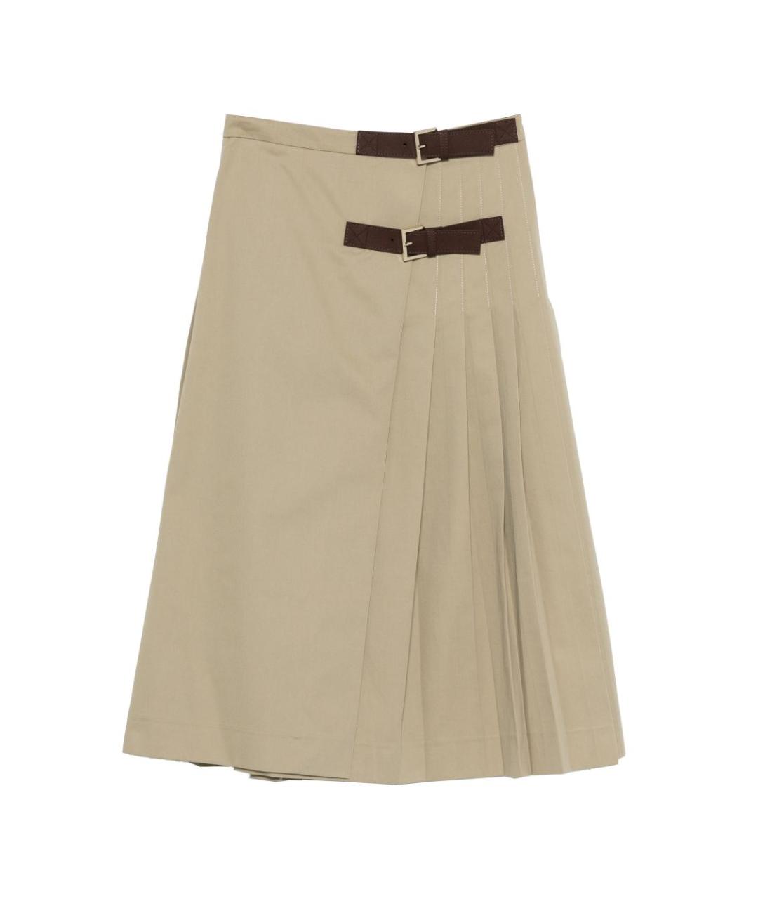 SEMICOUTURE Хлопковая юбка миди, фото 1