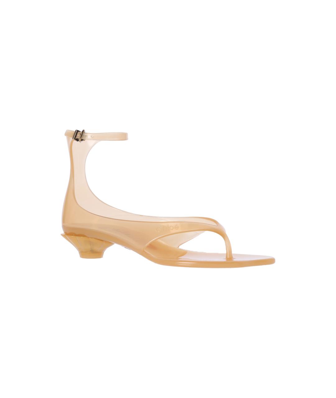 CHLOE Бежевые босоножки, фото 2