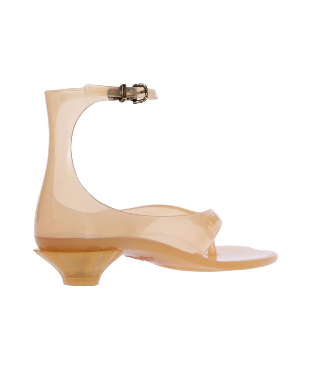 CHLOE Бежевые босоножки, фото 4