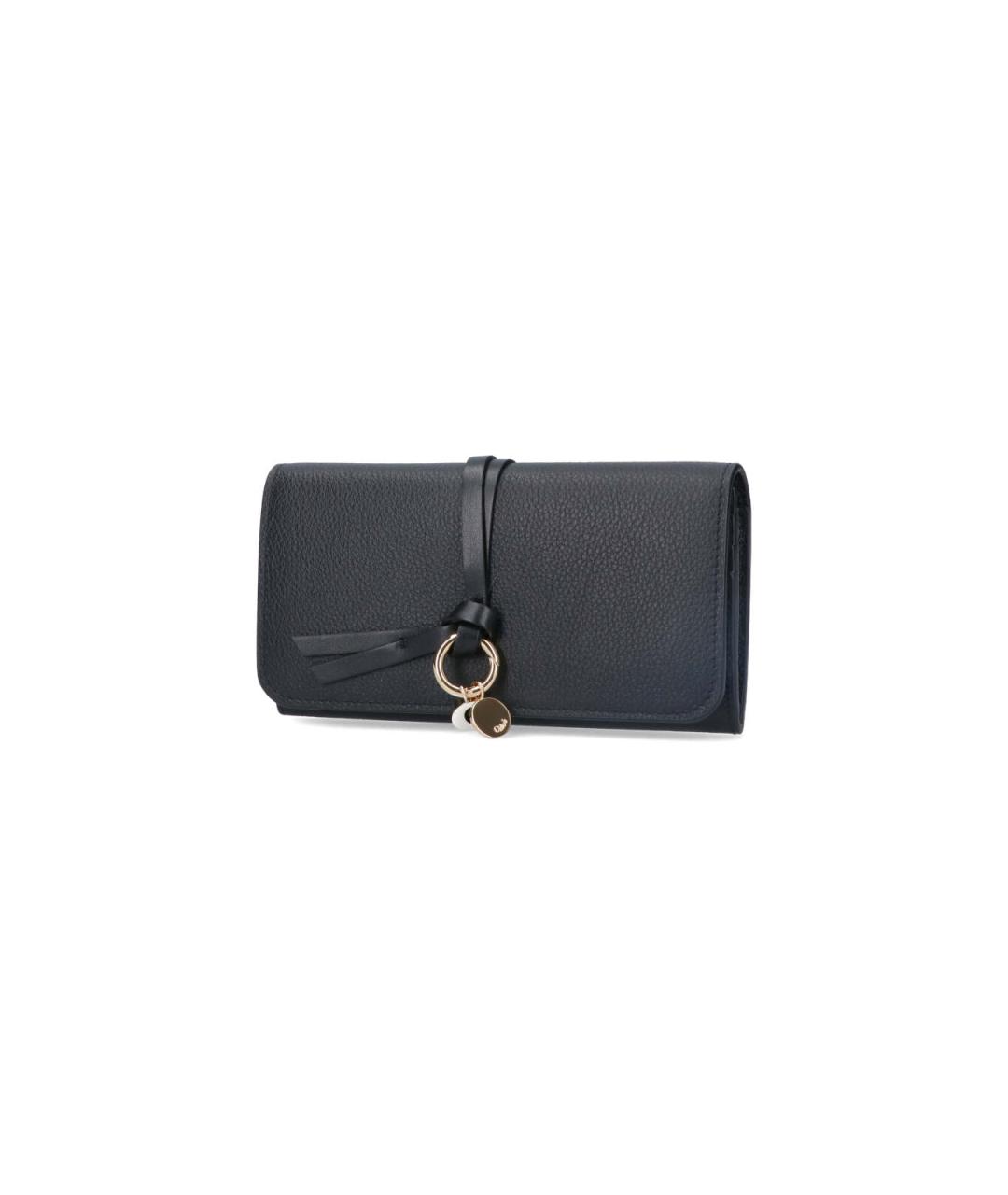 CHLOE Черный кожаный кошелек, фото 2